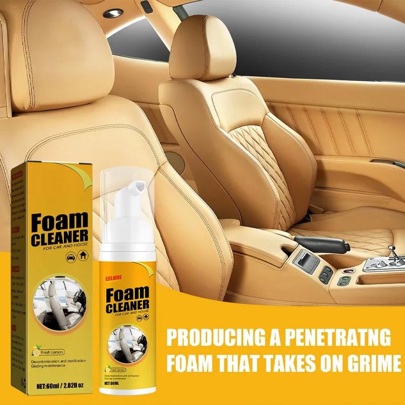1/3pcs-30/100ml Multi-Purpose Foam Cleaner Leather Seat Foam Head Cleaner Car Interior Stain Removal and Cleaning Accessories