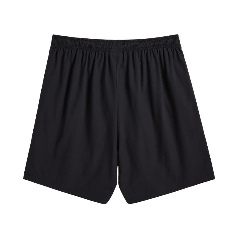 Li-Ning Trendy Fashion Loose Solid Color Versatile Simple Casual Shorts Unisex shorts Black AAPV155-1