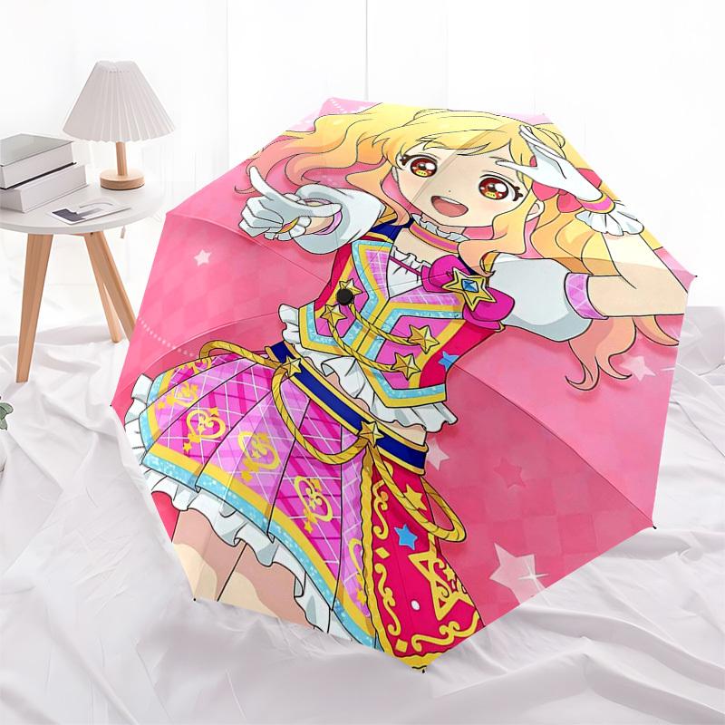 

1pc Love Live! Umi Sonoda Outdoor Umbrella - Automatic Opening/Closing, Portable 3-Fold Design, 8-Rib Iron Frame, Perfect Gift for Fans, Travelers, Da