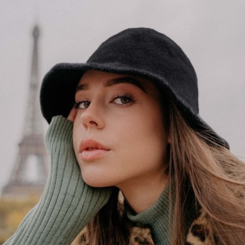 

poesiedame шерстяная шляпа-ведро_3 цвета camel