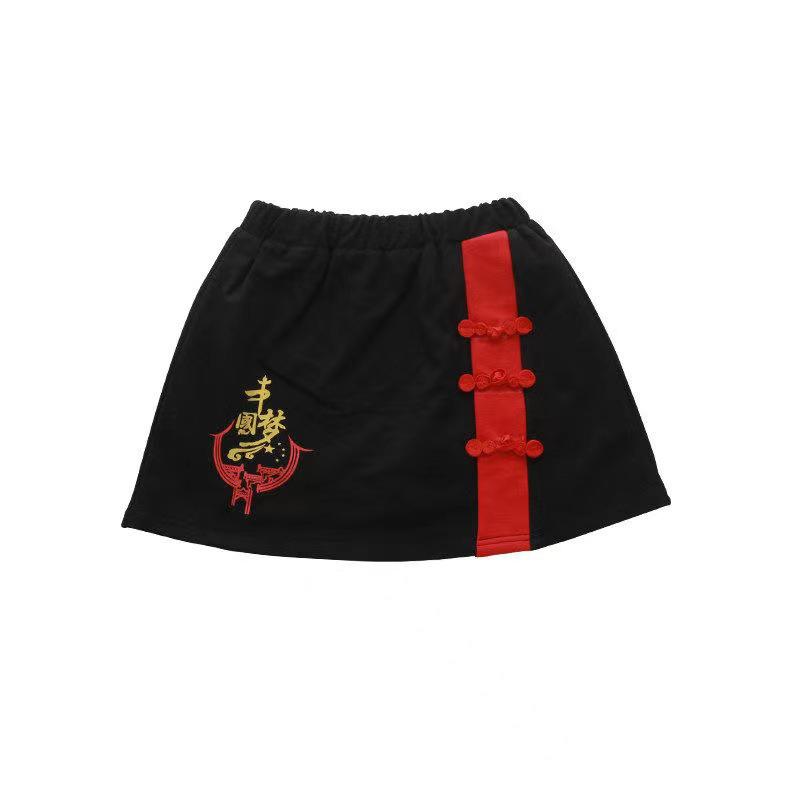 

Костюм для детского выступления и хора в китайском стиле на Национальный день для спорта и чирлидинга в начальной школе 130cm