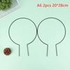 2Pcs Garden Plant Support Stake Stand Round Vine Climbing Rack Ironheart-Shaped Flower Plant Trellis Support Frame Garden Decor