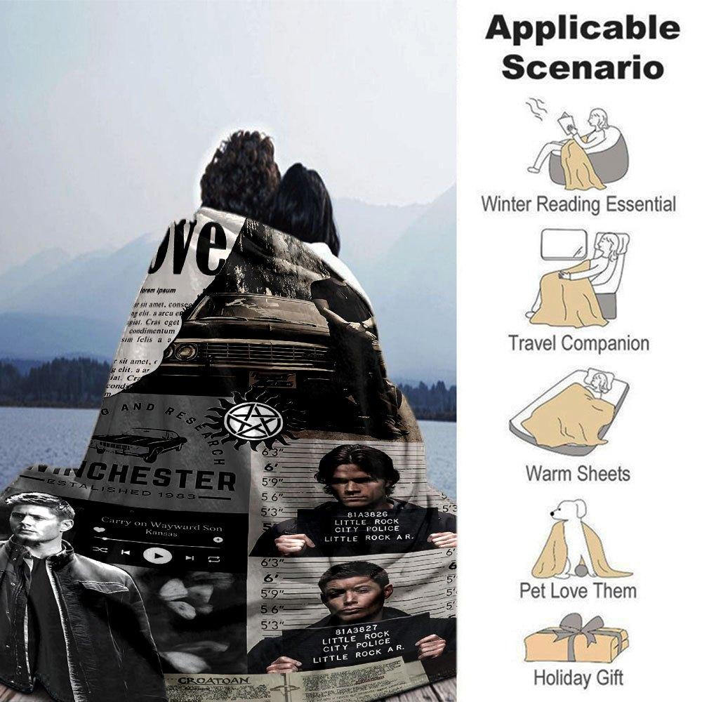 1pc Supernatural 23 Blanket Soft Warm Throw for Home, Office, Travel All Season Cozy Bedding Gift, Office Cozy Accessory