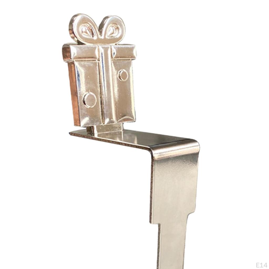 Stocking Hook for Bookshelf, Christmas Decoration Accessory