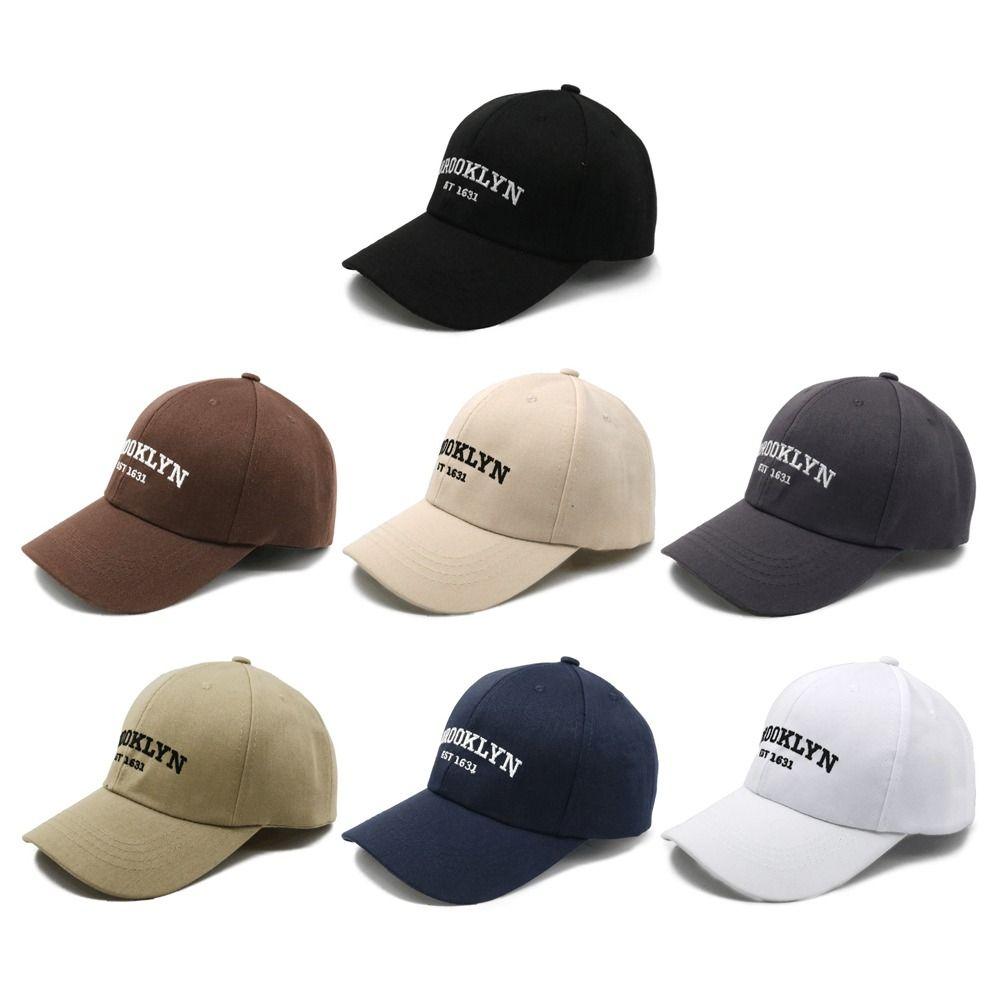 Letter Embroidered Snapback Hat High Quality Sunscreen Hat Fashion Baseball Cap Outdoor Sports