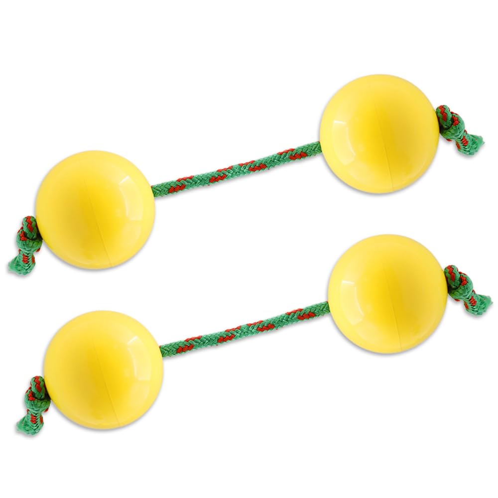 

Nicheez Патика Асалато Перкуссионный Народный Инструмент Шейкер Набор из 2 штук (желтый)