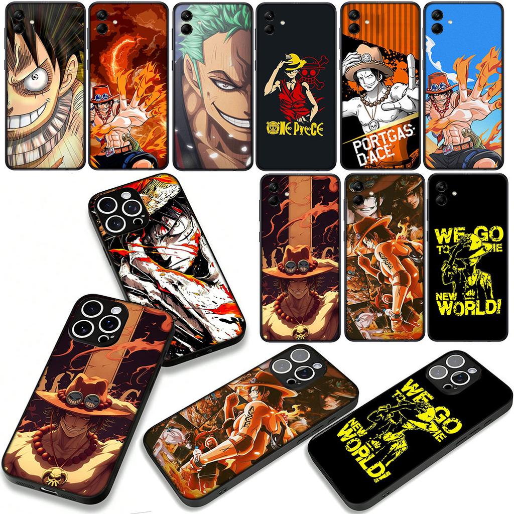 Portgas D Ace ONE PIECES Luffy Zoro Cover Phone Case for Apple iPhone 17 16 15 11 Pro XS Max XR 6 7 8 Plus + SE 2020 5 16E