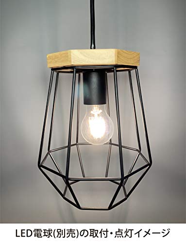 Kawashima KRL-16 Pendant Shade (Lamp Sold Separately) Black