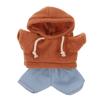 CALLARON Plush Doll Outfit Set (30cm) - Bear, Hoodie, Jeans, Cute Mini Clothes Only, DIY Accessories, Costume