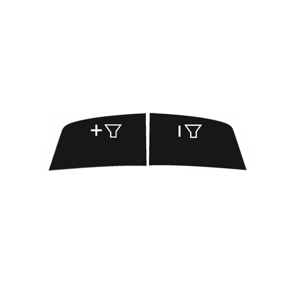 For 2007-2014 Cadillac Escalade Steering Wheel Button Repair Decal Sticker Black