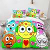 Music Game Sprunki 3D Print Cartoon Bedding Set Soft Comforter Cover Pillowcase Duvet Cover Set Bedclothes for Kids Adults Gift