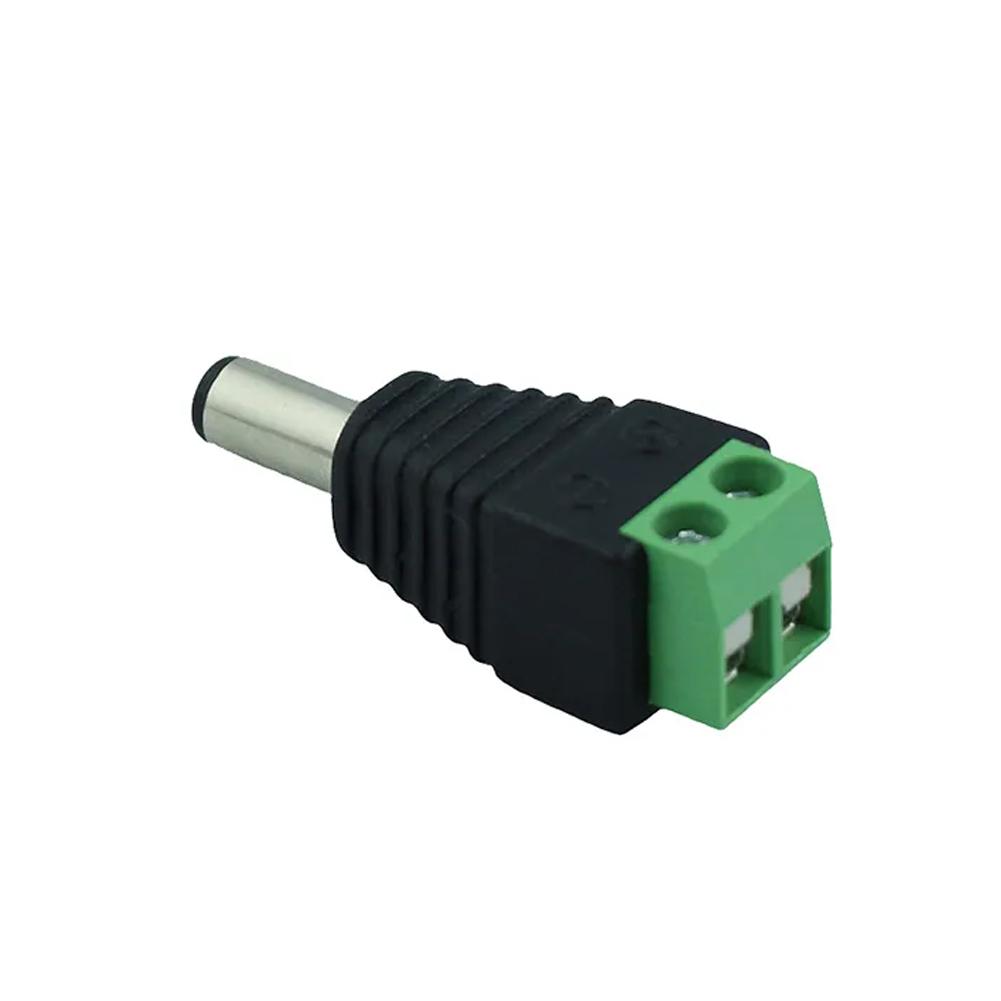 Reliable and Durable 10PCS Male DC Power Plug 5 5 x 2 1MM Adapter Connector for CCTV and LED Power Supply