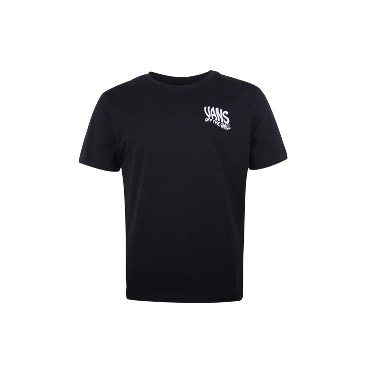 Men s Vans Casual Sports Round Neck Short Sleeve Black VN0A48B3BLK S
