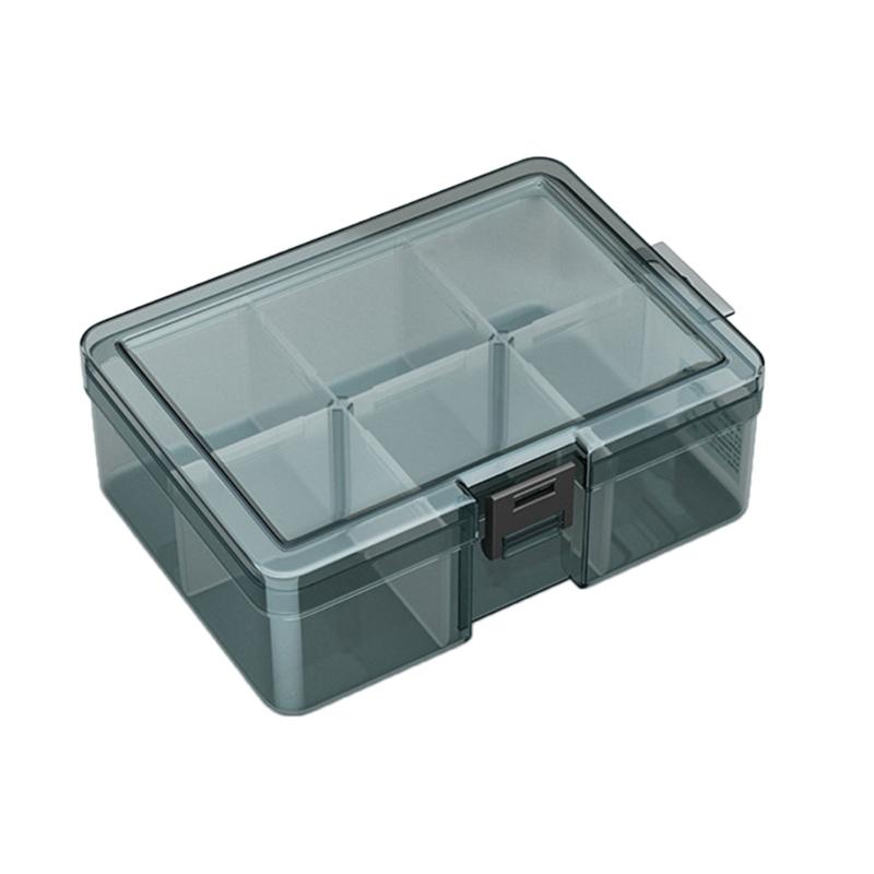 Heavy Duty Plastic Storage Box Container Case With Removable Dividers For Small Tool Bolts Screws And Parts Organization