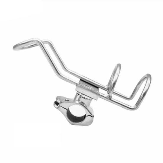 Fishing Rod Holder Portable Anti-rust High-polished with Wrench Corrosion Resistant Heavy Duty Stainless