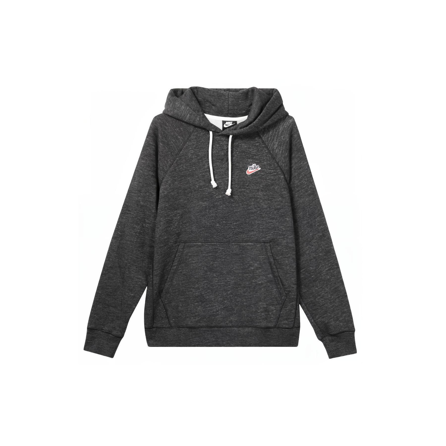 

Толстовка унисекс с вышитым логотипом и шнурком с длинными рукавами Nike, темно-серая CN9684-011 L