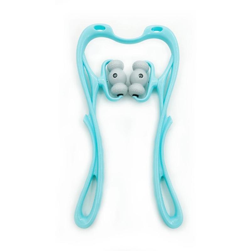 Neck Massageador Massagem Relieve Hand Roller Neck Massager For Neck Shoulder Trigger Point Plastic Pressure Point Therapy