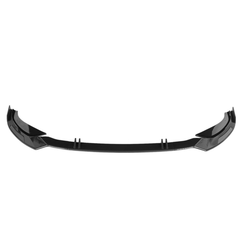 Car Modified Carbon Fiber Texture Front Bumper Lip Spoiler Fit for A6 C8 2019 Up