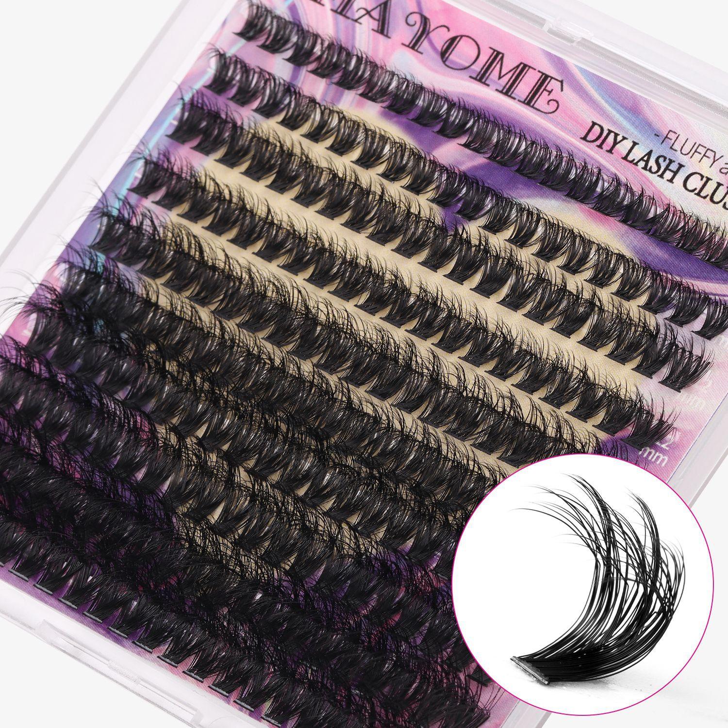 

Diy Segmented Single Tuft False Eyelashes 10-18Mm Eyelashes 60D + 80D + 100D