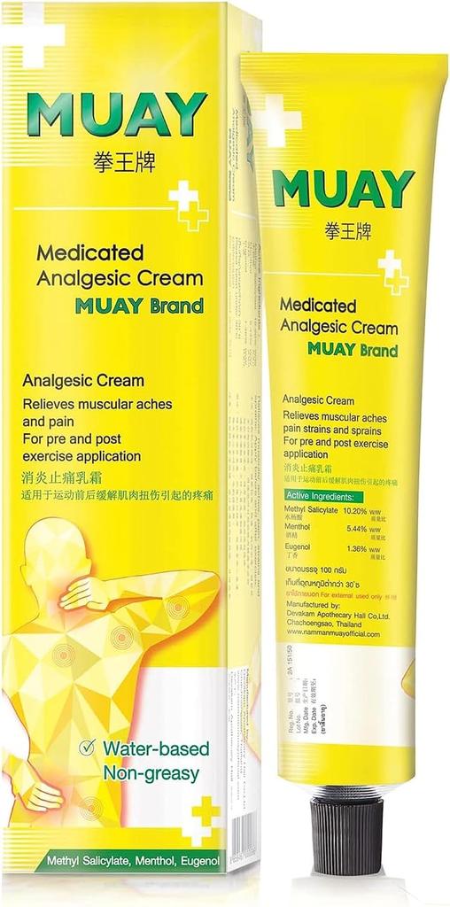 Namman Muay Thai Herbal Cream 100g – Pain Relief & Muscle Recovery – Original Thai Massage Cream