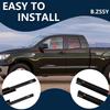 Weatherstrip Window Molding Trim Seal Compatible With 2007- Tundra Double Cab Replaces 68160-0C020 68210-0C020 68163-0C010 68164-0C010