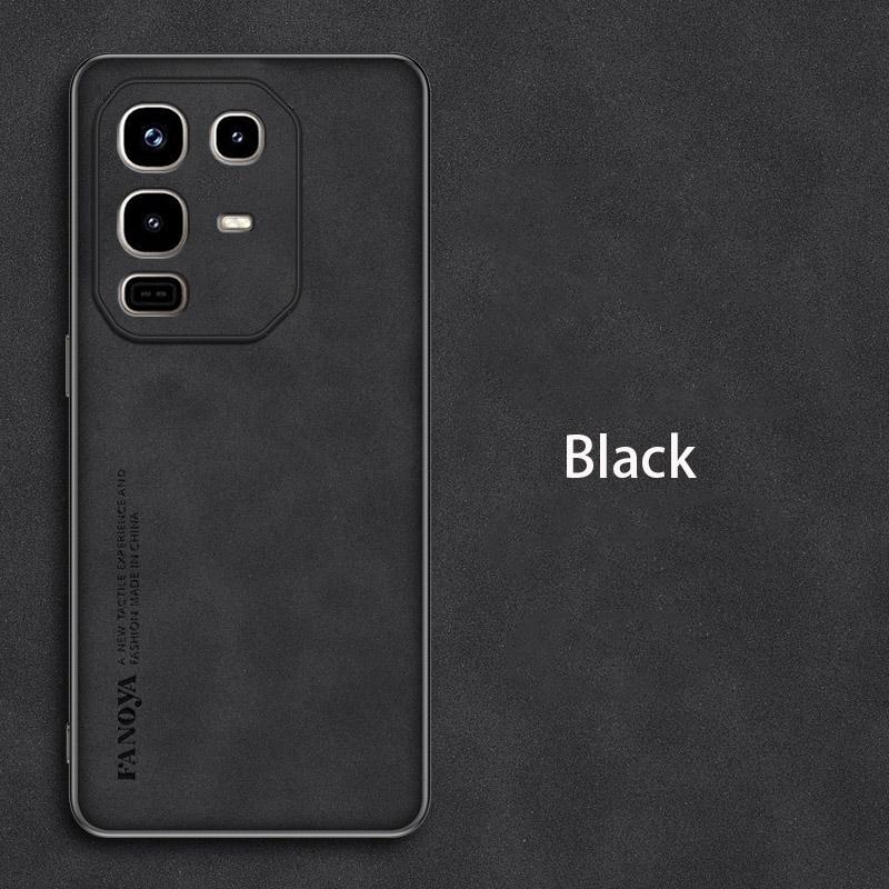 

Luxury Sheepskin PU Leather Silicone Phone Back Case Cover For Infinix Note 50 Pro+ Plus 50X 50S Infinix Note 60Pro Bumper Coque Infinix Note 50 Pro чёрный
