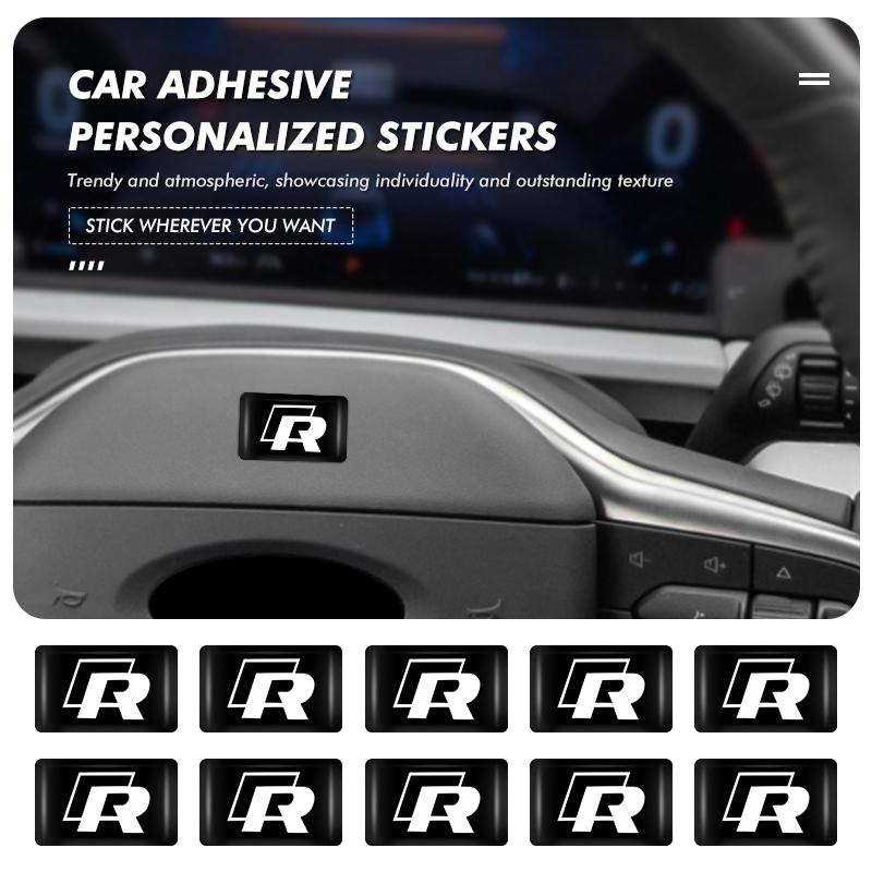 Car Logo Steering Wheel Hub Caps Center Emblem Badge Sticker For Volkswagen VW Golf Polo 4 5 6 Passat B5 B6 B7 CC Jetta Tiguan