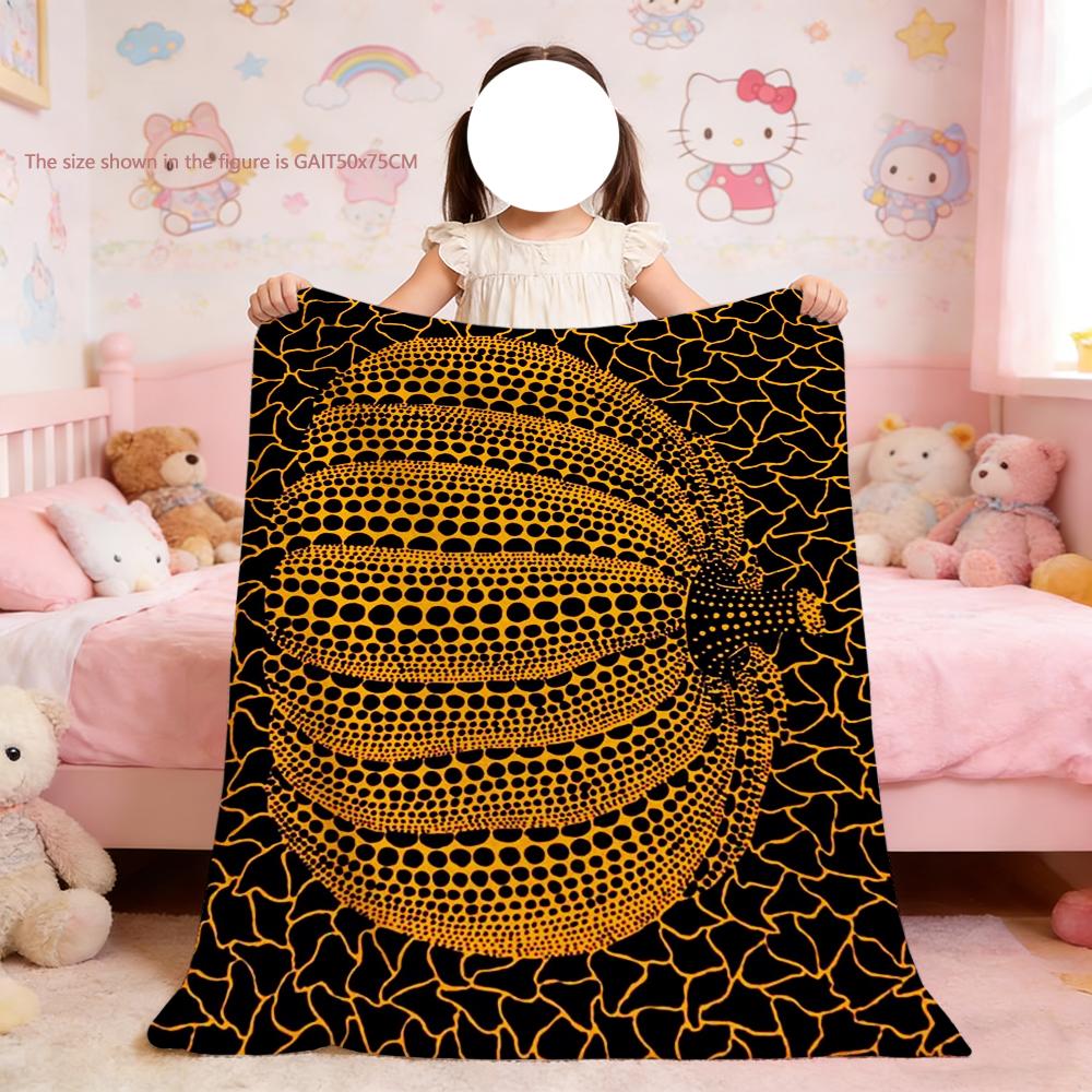 Blanket For Soft Pattern Throw Blanket for Picnic Y-Yayoi-K-Kusama Fashion Art Bed Sofa Home Bedroom Cozy Warm Comfortable
