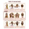 1pc Multi-Function Satin Heatless Hair Curler & Hair Tie Non- Hair Roller Curling Rod with Scrunchie(For Big Curls)