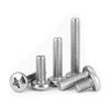 304 Stainless Steel M4 Round Head Cross Recess Screws