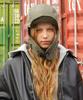 Seullipiseullib N.25 F/W Reversible Satin Khaki Trooper Hat