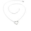 Les Trésors De Lily [L2038] - White 'Love' Silver Necklace