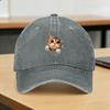 Washed Baseball Cap Funny Style Cat Spring Trucker Hat For Women Unisex Trendy Hiking Fishing Sun Baseball Caps