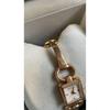 Used [GUCCI] 120 series ladies watch GG pattern pink gold with box