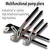 ForHomHeavy Duty Quick Pipe Wrench 8"/10"/12" Chrome Vanadium Adjustable Jaw Water Pipe Clamp Pliers Plumbing Repair Opening Kit