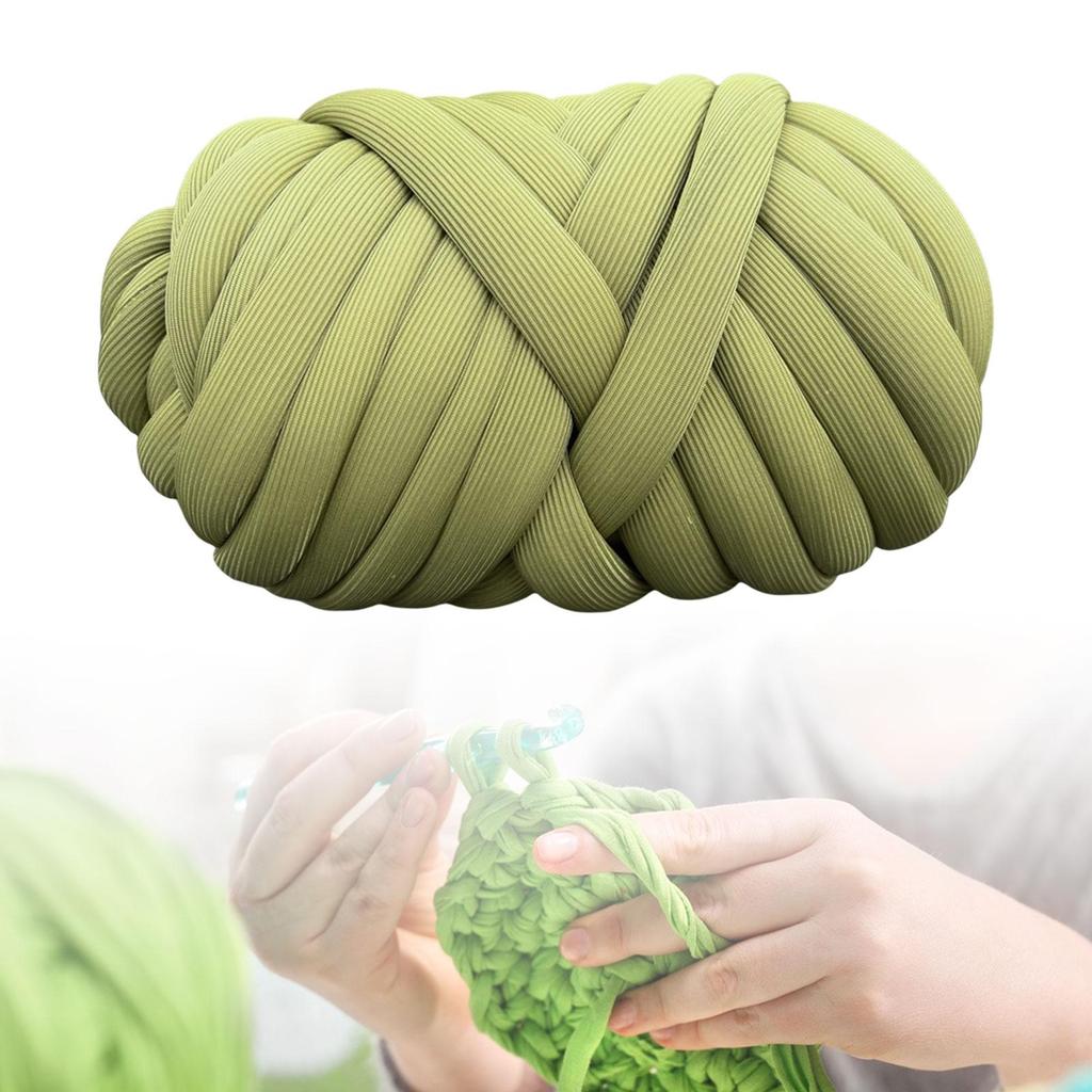 Cotton Polyester Chunky Yarn Bulky Chunky Yarn for Crochet Rug Making DIY