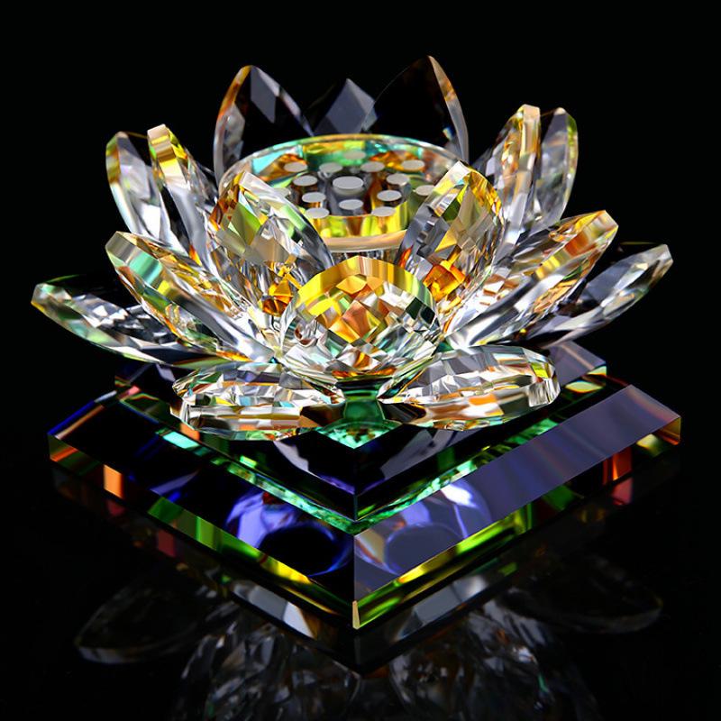 Solar-Powered Rotating Lotus Car Perfume Ornament