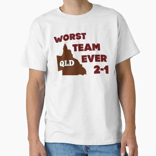 Queensland Maroons 2020 Classic TShirt Made In UsaAus TShirt S2xl S