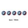 BBKP7 11mm 14mm 5/10pcs Car Remote Key Emblem Sticker For BMW 50th Anniversary M Power I3 G08 F15 F16 G20 E34 F94 F95 G30 G11 G12 E36