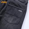 JEEP Men's Loose Straight-Leg Jeans (Fleece-Lined Optional)