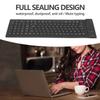 Clavier en Silicone Pliable 108 Touches Étanche Conception Entièrement Scellée Clavier Pliable pour la Frappe