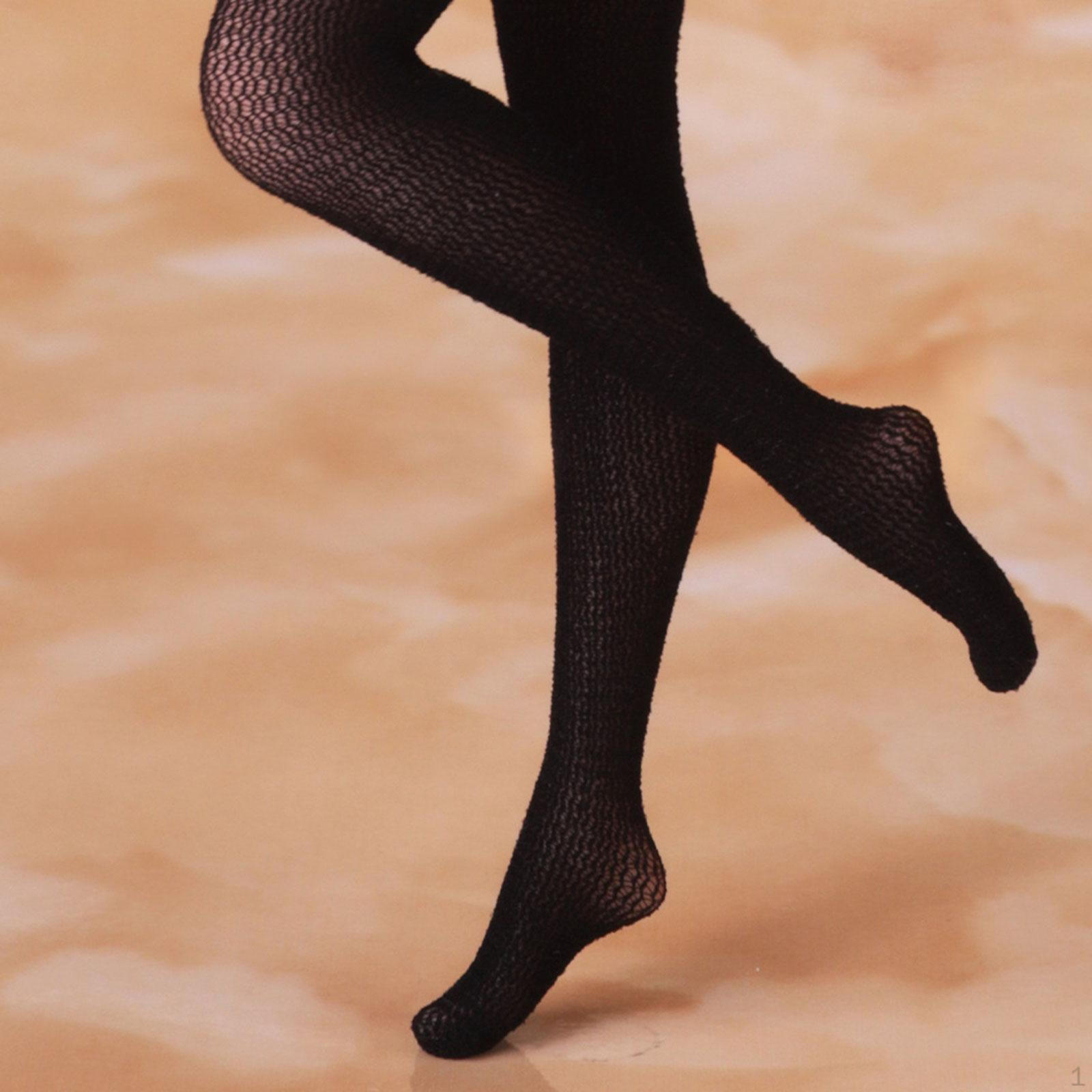 

1/12 Scale Female Figure Leggings Collection, Doll Attire for 6 Action Figures чорний