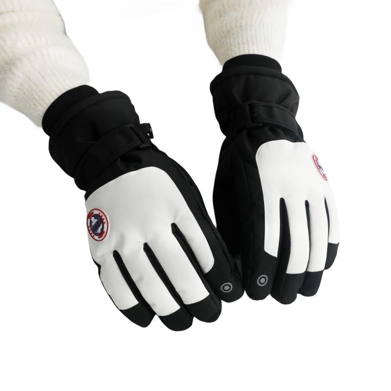 Unisex Winter Ski Gloves: Touchscreen, Thick Velvet, Waterproof, Non-Slip for Outdoor Cycling