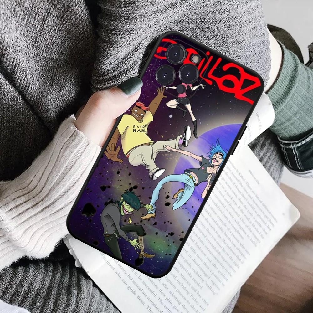 Anime G-Gorillaz Phone Case For IPhone 16 15 8 7 6 6S Plus X SE XR XS 14 11 12 13 Mini Pro Max Mobile Case