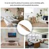 1pc Wooden Mini Boat Model Home Office Desktop Decor Figurines Bedroom nament Wood Craft Item Sturdy Lightweight Simple