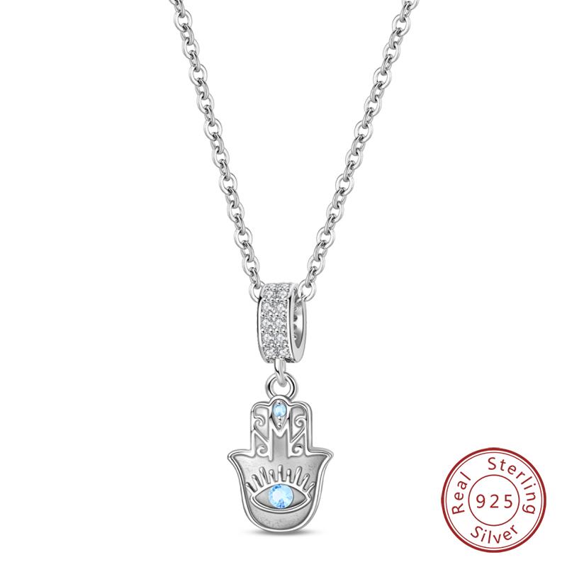 Necklace 925 Silver Cross Moonlight Guardian Dreamcatcher Necklace For Women Fashion Birthday Anniversary Jewelry Gifts