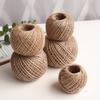 Hand-woven Jute Twine 100M/Roll Binding Rope  For Handmade Craft Baking Decoration Packing Gift Box