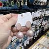 Fashion Simulated Pearl Earrings Personality Metal Geometry Drop Kinds of Exaggerated Drop Earrings Women's Jewelry