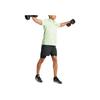 Adidas Logo Print Elastic Two-In-One Loose Straight Sports Shorts Men Shorts Black IR8597