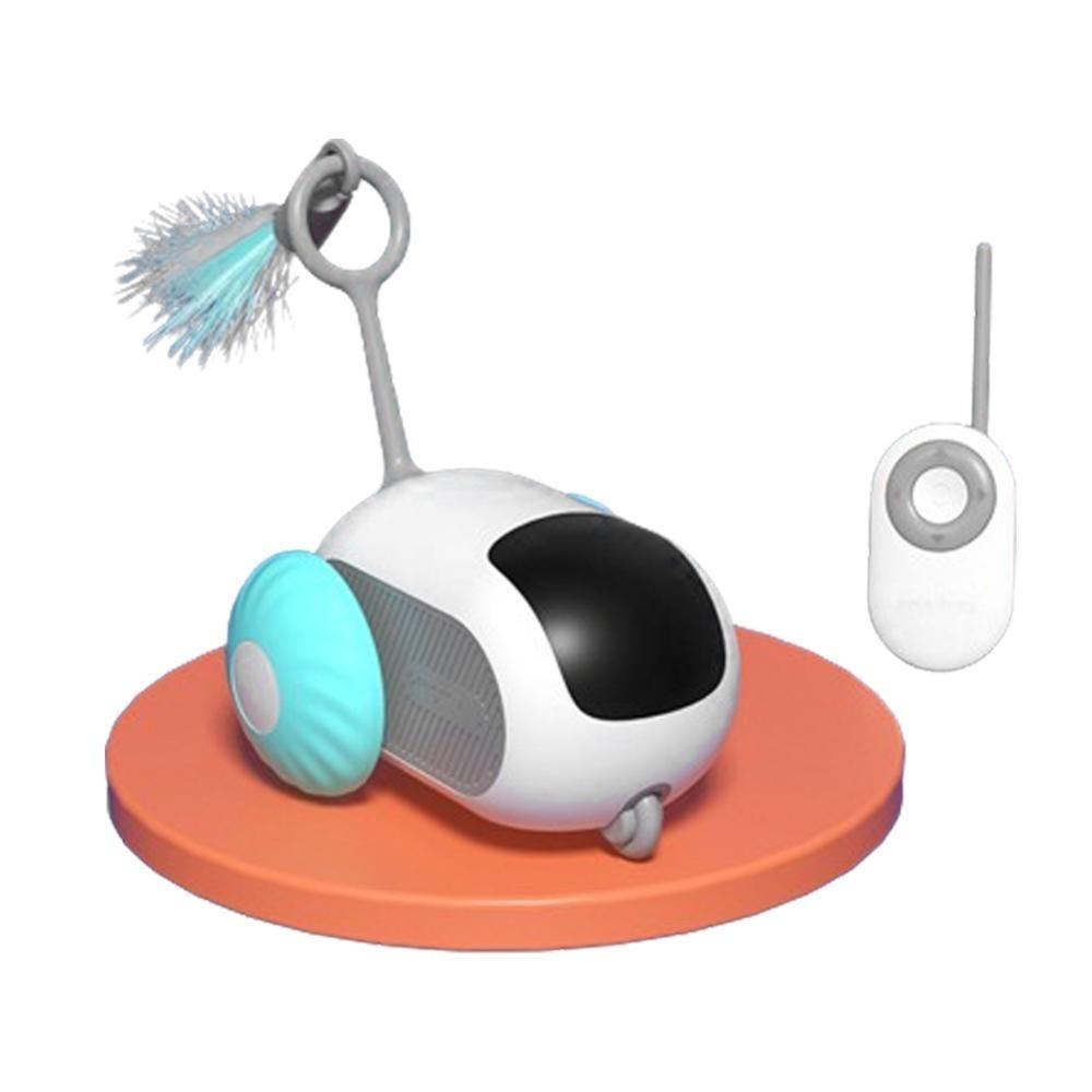 Smart Cat Toy 2 Modes Automatic Moving Remote Controlled Toy Car for Cats Dogs Interactive Playing Kitten Training Pet Supplies